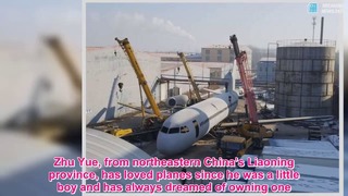 Китайский фермер потратил 7 млн. руб и построил самолёт Airbus A320, чтобы жить в нё