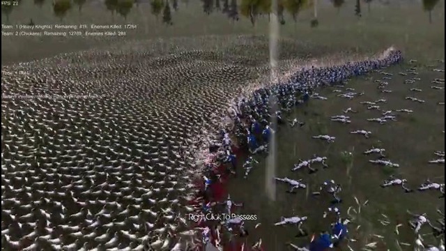700 Рыцарей против 30 000 Куриц! – Ultimate Epic Battle Simulator