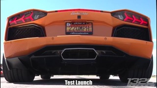 Lamborghini AVENTADOR Launch Control & 1/2 Mile Racing