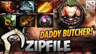 ZIP FILE PUDGE [Daddy Butcher!] Highlights Dota 2