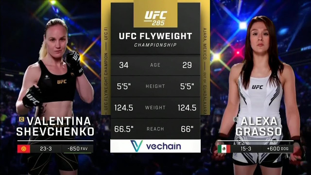 UFC 285: Шевченко VS Грассо