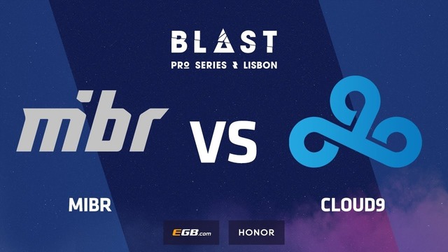 MIBR vs Cloud9, mirage, BLAST Pro Series- Lisbon 2018