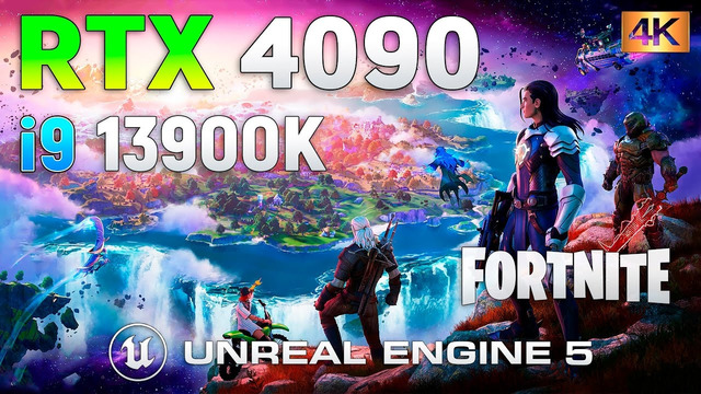 Fortnite on Unreal Engine 5 – RTX 4090 l 4K