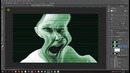 Photoshop Tutorial: How to Create a CRT Monochrome, Video Glitch Portrait