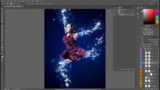 Ice Storm Photoshop Action tutorial