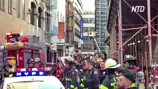 В центре Нью-Йорка рухнула парковка: один человек погиб и пятеро пострадали