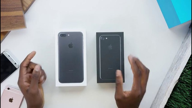 IPhone 7 Plus Matte Black And iPhone 7 Jet Black Unboxing