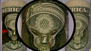 Лицо пришельца на долларе США