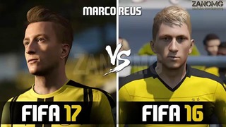 Fifa 17 vs fifa 16