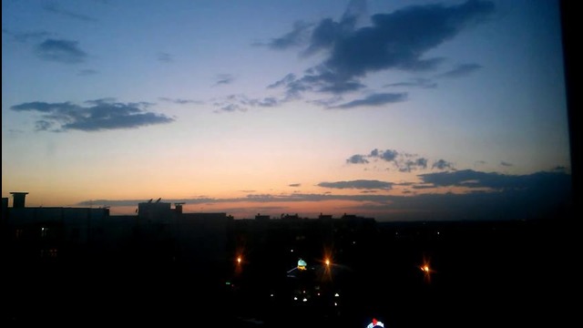 Timelapse – Закат на окраине Ташкента
