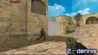 CS 1.6 tactics SK gaming de dust2 pistol round