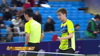Jeoung Y.-Lee Sangsu vs Jang Woojin-Lim J. – 2018 ITTF World Tour Grand Finals (1-2)