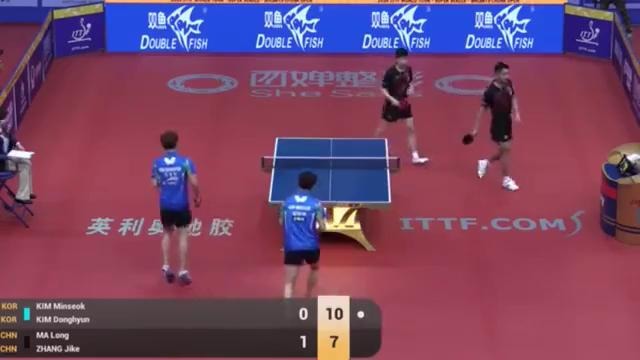 2016 China Open Highlights- Ma Long-Zhang Jike vs Kim Minseok-Kim Donghyun (1-4)