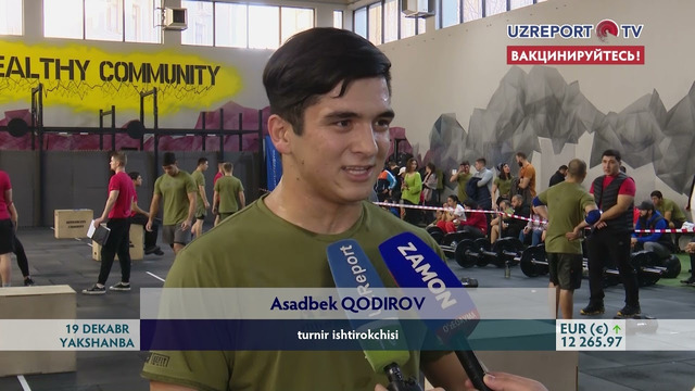 «Crossfit» bo‘yicha 3-ochiq chempionat bo‘lib o‘tdi