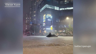 Невероятный шторм и наводнение в Сеуле. ️ В Южной Корее улицы превратились в реки впервые за 80 лет