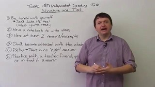 TOEFL iBT- Independent Speaking Task – 5 Ways to Succeed