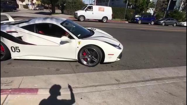 Беспредел на Ferrari 488 GTB 670 сил в Лос-Анджелесе