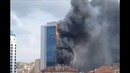 Горящий небоскреб в Стамбуле напомнил 11 сентября (видео)