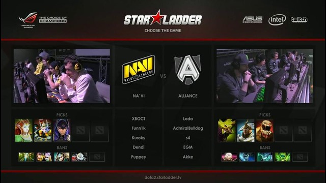 Grand-Final: StarSeries S8: NaVi vs Alliance (Game 1, 480p) DOTA2