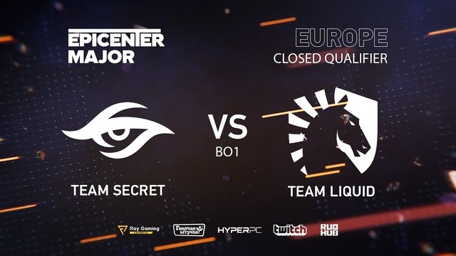 EPICENTER Major 2019 – Team Secret vs Team Liquid (EU Closed Quals, bo1)