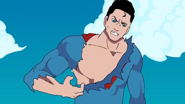 Пародия Гоку против Супермена RUS