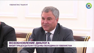 Володин: Президенты России и Узбекистана задали динамику отношений между странами