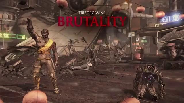 Mortal Kombat XL.Triborg Smoke Awsome Xray Brutallity