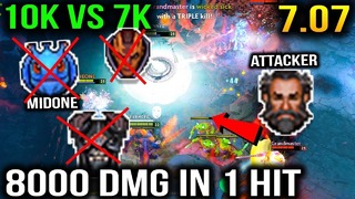 Dota 2 Attacker Kunkka vs Midone Puck – 7K VS 10K 7.07b