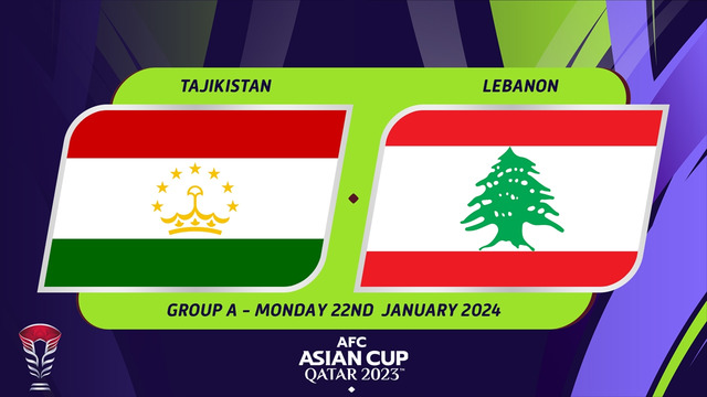 Таджикистан – Ливан | Кубок Азии 2023 | 3-й тур | Обзор матча