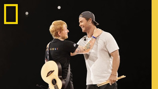 Chris Hemsworth Surprises Fans at Ed Sheeran Concert Playing Drums | Limitless With Chris Hemsworth