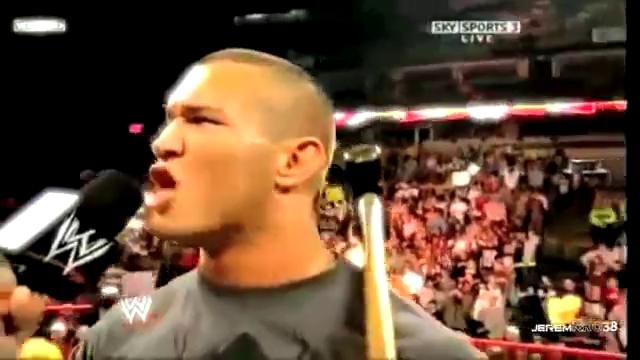 Randy Orton Destroys The Evolution – Часть 1