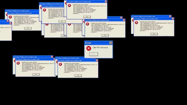 Windows error in real life