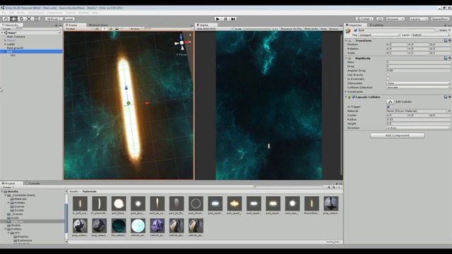 7. SPACE SHOOTER – O’qlarni yasash