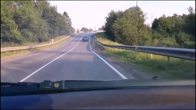 Подборка с видеорегистратора везения на дорогах июль 2014 год