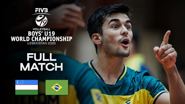 Узбекистан – Бразилия | Чемпионат мира U19 2025 | 9/16 Финала | Полный матч