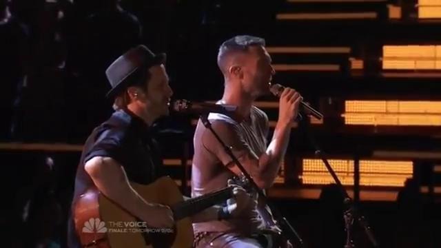 Adam Levine(Maroon 5) and Tony Lucca – Yesterday – The Voice