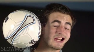 Football to the Face in Slow motion – The Slow Mo Guys