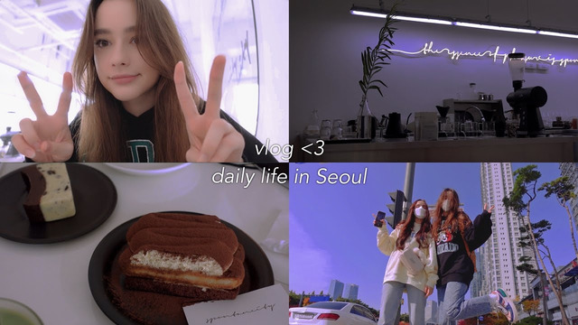 VLOG my daily life in Seoul / went to another city to visit a cafe with alpacas lol