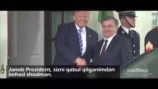 Prezident Shavkat Mirziyoyevga Oq Uyga tashrifi uchun minnatdorlik bildiraman