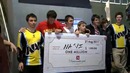 Dota2 награждение Na`Vi the Champions $ 1000000 Prize [The International] gabe newell