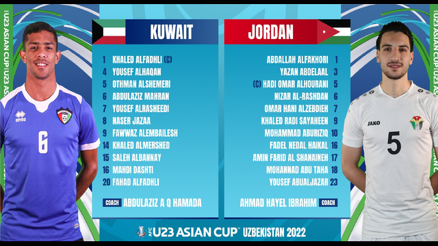 Кувейт – Иордания | Чемпионат Азии U23 | 2-й тур | Обзор матча