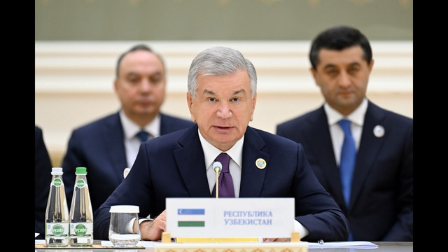 Shavkat Mirziyoyevning MO va Ozarbayjon davlat rahbarlarining Maslahat uchrashuvida nutq so‘zladi