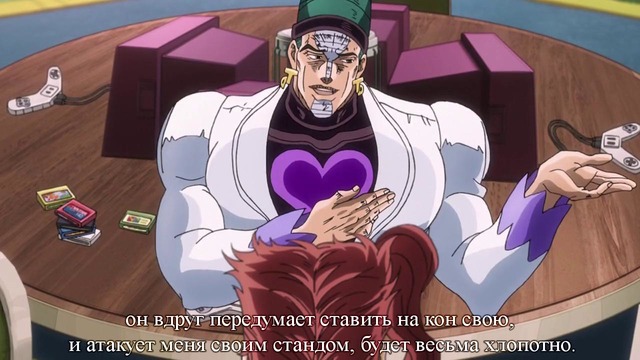 Невероятные Приключения ДжоДжо (JJBA)TV3 – 16 Cерия (Субтитры, Блюрей)