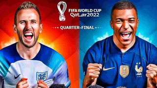 Англия – Франция | Чемпионат Мира-2022 | 1/4 финала | Полный матч