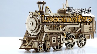 Обзор крутого локомотива-конструктора из дерева