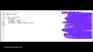 31 Matn bilan ishlash (2-qism) | JavaScript asoslari: chizish va animatsiya | Dasturlash
