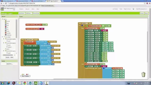 AppInventor – Profile Pages 2