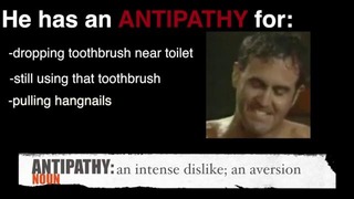 Tingoed vocab video – antipathy