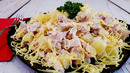 Салат с курицей и ананасами – просто и вкусно
