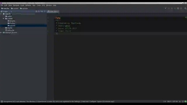 Создание CMS на php – 1 урок (структура)